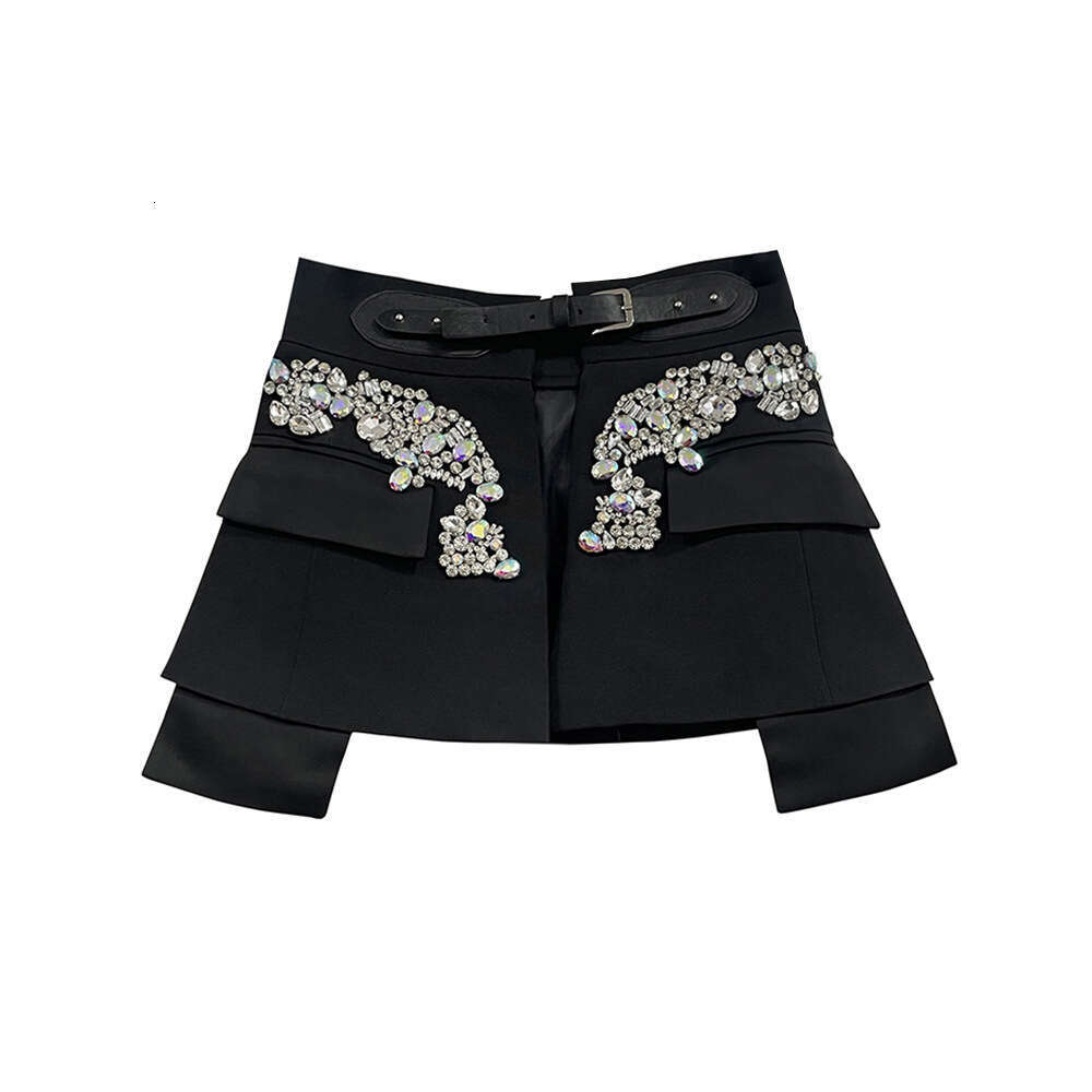 Cross-Border European and American Fashion Beaded Women's Clothing 2026 Spring Summer New Street Trend Personality Design Half Skirt for Women
