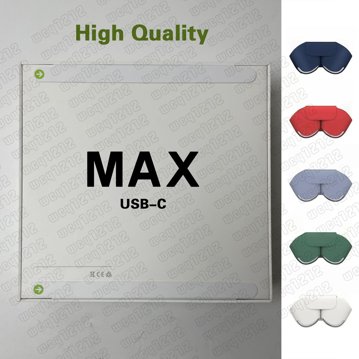 Top ANC Pro case for max Headband Headphone Accessories Transparent Solid Silicone Waterproof Protective case for air Maxs Headphones Case