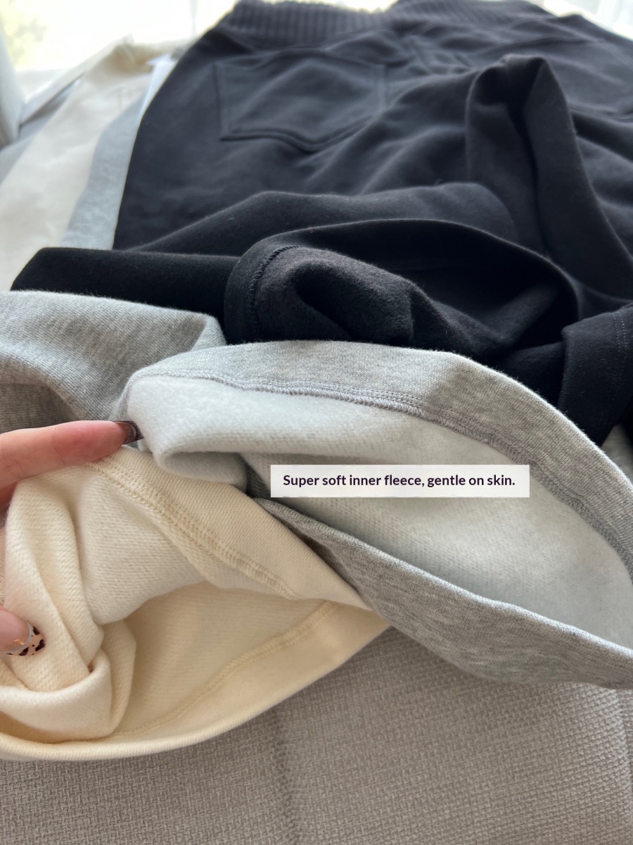 Women Designer Yoga Sets Cardigan Serenity Wide Leg Sweatpants Knit Sets Scholar Cropped Full Zip Jackets Cropped knitted Sweater Gym Shaping Outfit