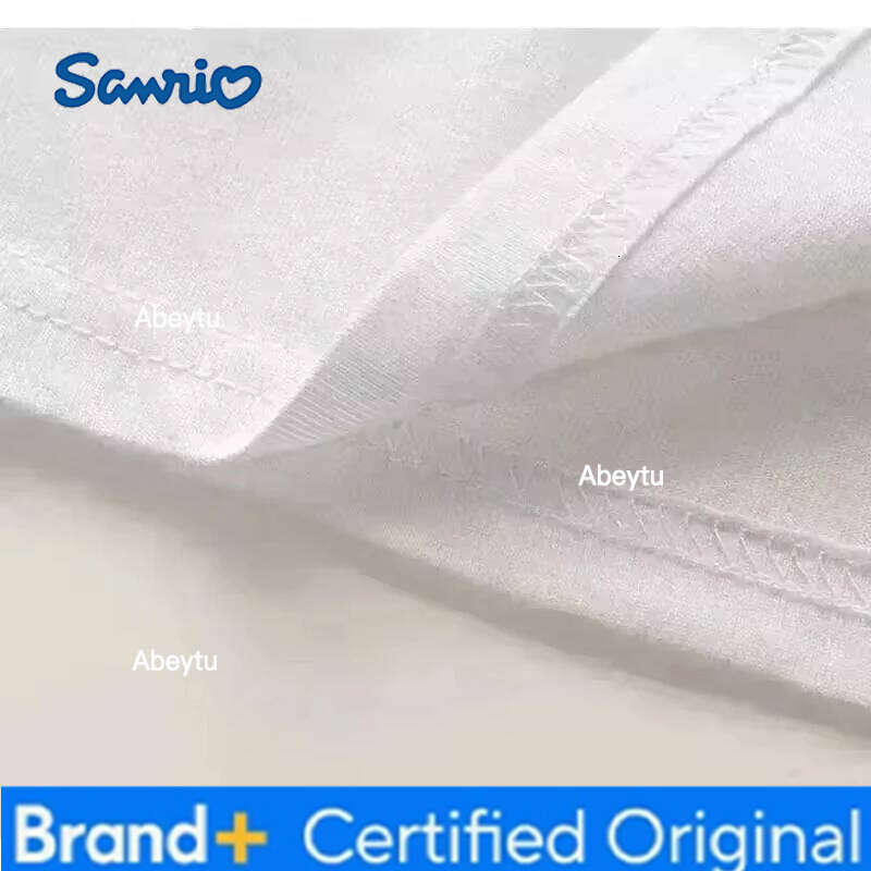 Sanrio MINISO Kuromi Purple Graphic T-Shirt Oversized Y2k Short Sleeves Street Comfortable Fabric Harajuku Female Male Clothing Tees H260120