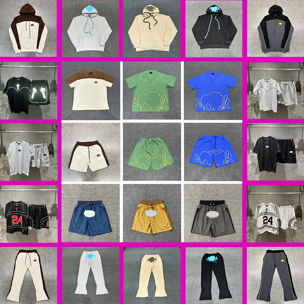 Men's Designer Tracksuit Set Y2k Letter Graffiti Graphic Summer Breathable Tee Shorts & Winter Fleece Hoodie Pants Sport Joggers Suit Size S-XL