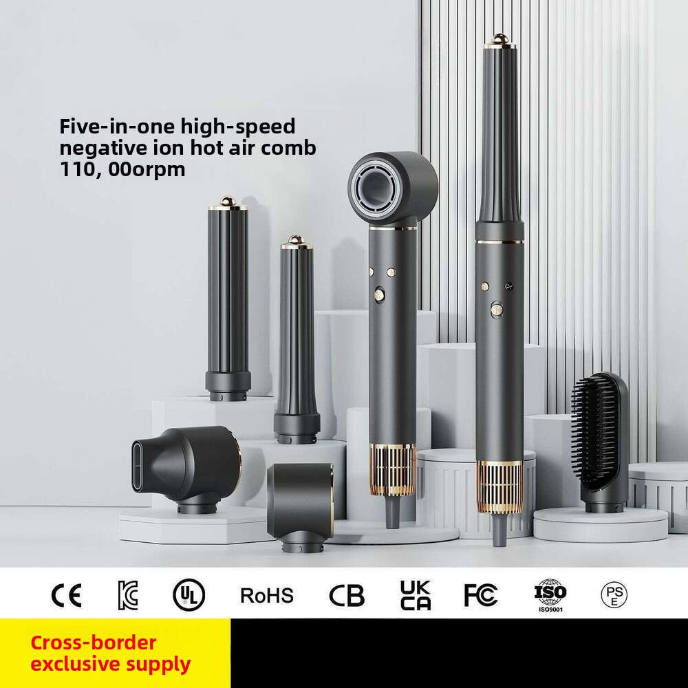 Famous Brand Cross Border High Power Silent Speed Negative Ion Multifunctional Household In Hair Dryer Straightener CKS