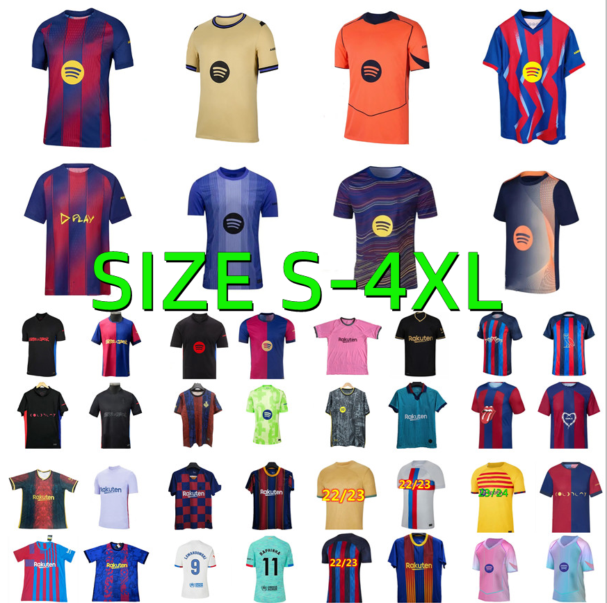 19 20 21 22 23 24 25 26 LAMINE YAMAL LEWANDOWSKI Barcelone soccer jersey 2025 2026 FERRAN PEDRI F. DE JONG GAVI RAPHINHA ERIC CACTUS JACK football shirts maillot de foot