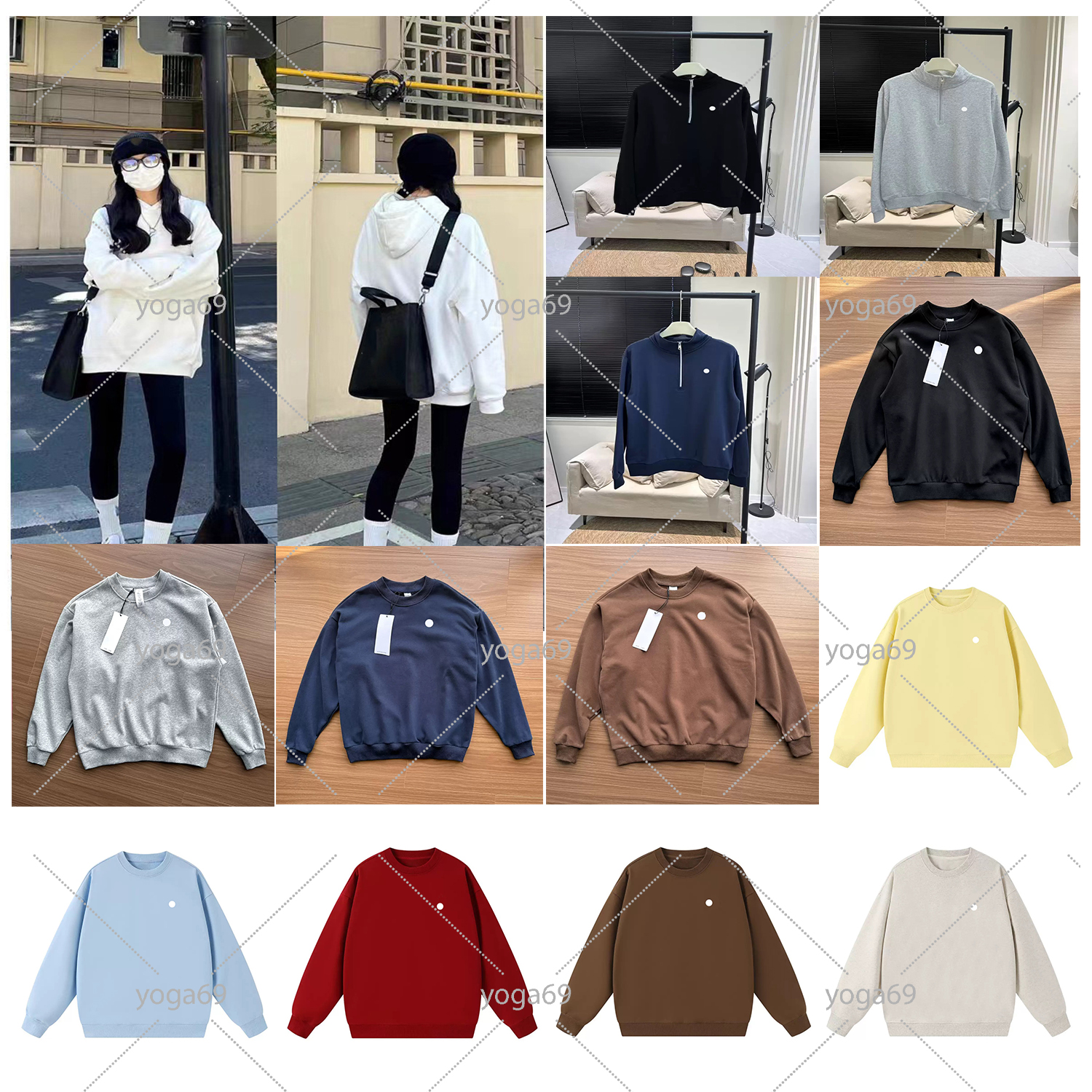 aylo yoga hoodies Yoga sweatpants women's training sports jackets, fitness and outdoor sports hoodies quick-drying sports suit tops solid zipper tops size S-XL 0002