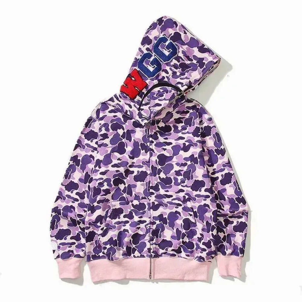 Bapehoodi Hoodi Bape001hoodi Clothing Desigenr Hoodie Fashionable Camouflage Hoodie High Street Style Pullover For Men Women Shark Pattern Graphic Hoodie 602