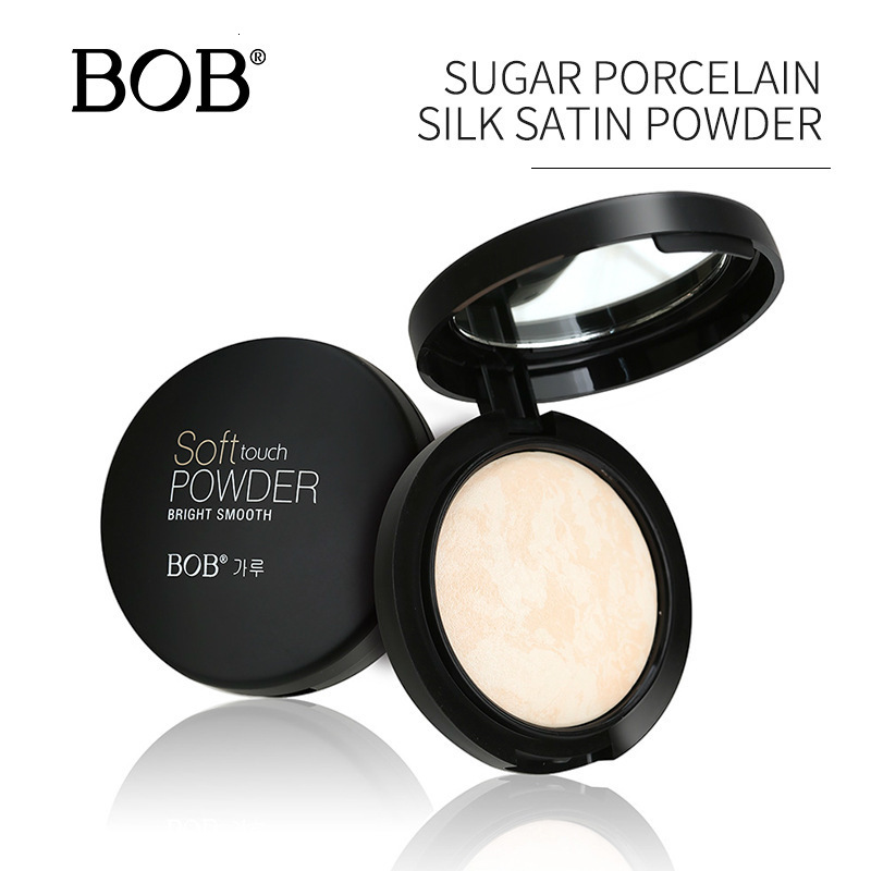 BOB Sugar Porcelain Silk Satin Powder Oil Control Concealer Long-lasting Setting Lightweight Skin-friendly Baked Craft Makeup