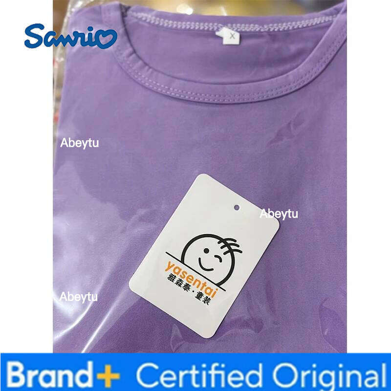 Sanrio Kawaii Kuromi Number T-Shirt Girl Birthday Tee Shirts Children Casual Short Sleeve Tops Cartoon Printed Summer Toddler Clothes H260120
