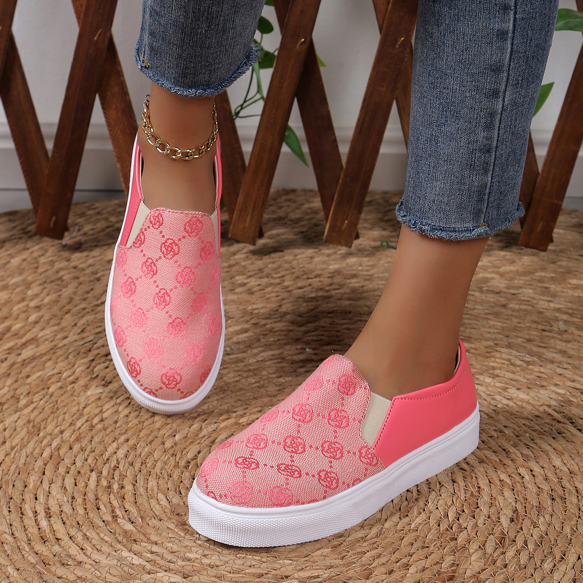Free Shipping 2026s Spring Summer New Pattern Design Women Shoes Versatile for Commuting Casual Shoes Unisex Skate Shoes Sizes 36-43