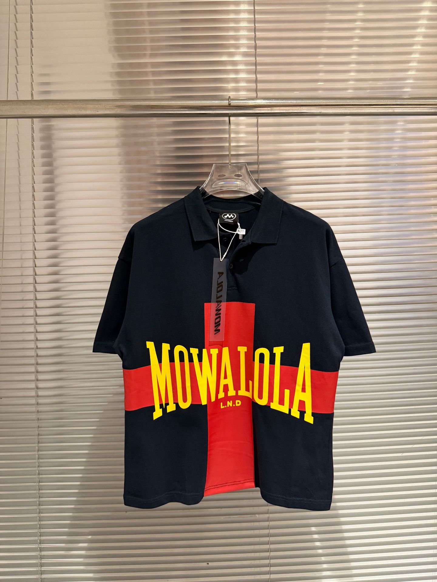 Men's T Shirts Mowalola Tshirts Digit 6 Label Polo Tee Top Women's Lapel Short Sleeve T-shirt High-quality Polo Shirts COTTON Hip-hop Rock Style For Men And Women