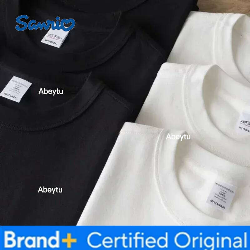 Sanrio MINISO Hello Kitty T-shirt Women Men Loose Casual Fashionable Streetwear Versatile Clothing Hot-selling Tees Short-sleeve H260120