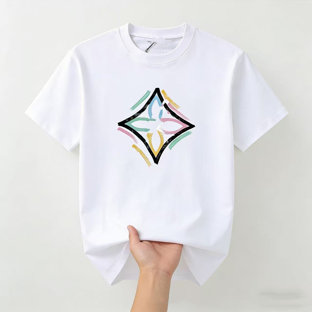 designer clothes designer shirt fashion 100% cotton T-shirt short sleeve explosion T-shirt luxury fashion casual T-shirt for men and women mens designer t shirt tee 12