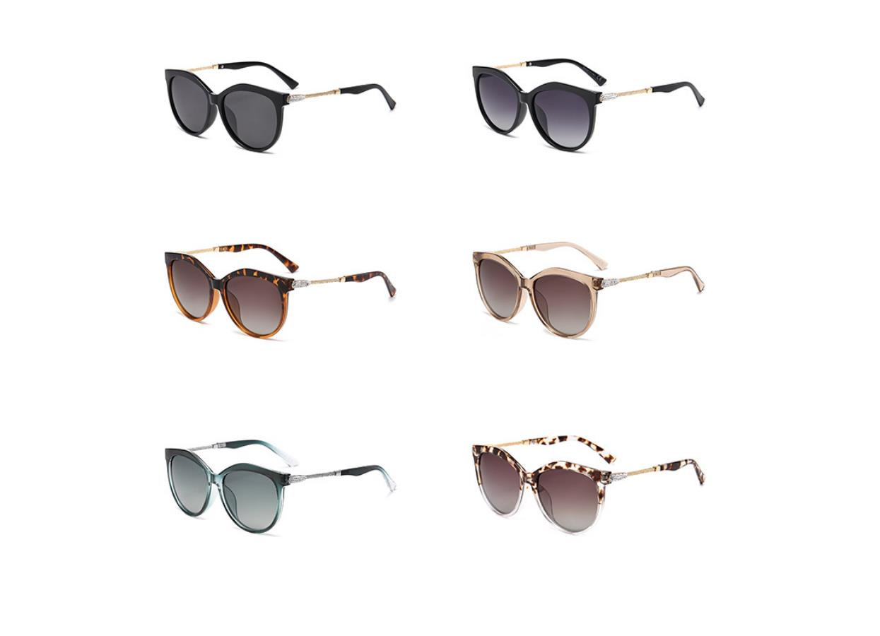 Designer Sunglasses Men Women Sunglasses Polarized Sunglasses Round Frame UV400 Luxury Goggle Pilot Alloy Frame Eyewear KK996