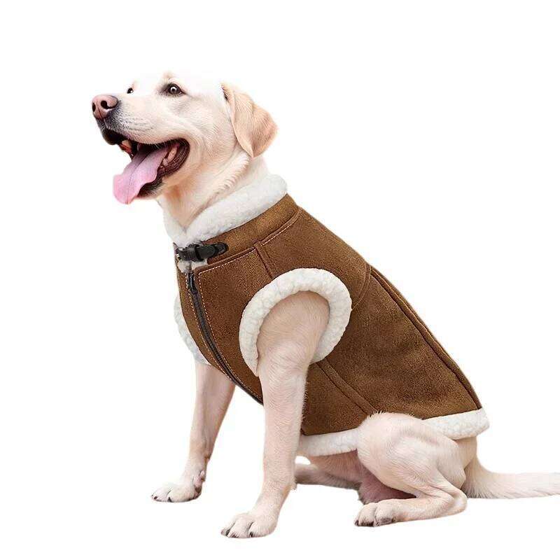 Famous brand Large Clothing Winter Big Dog Vest Coat Jacket Border Collie Husky Samoyed Labrador Golden Retriever Clothes Pet Apparel pupakaIK