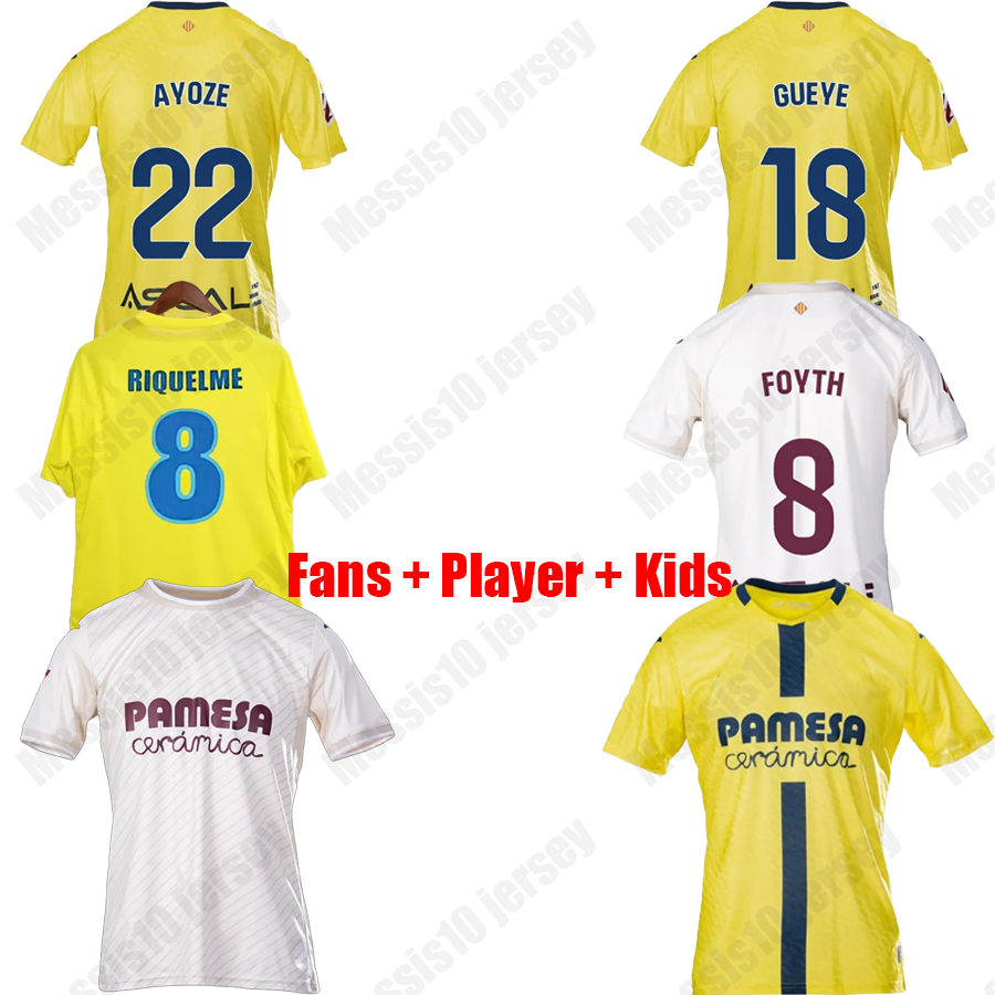 villareal 2026 soccer jerseys shirts R.ALBIOL PAU PAREJO CAPOUE GERARD IBORRA M.TRIGUEROS 25 26 football Home Away Third Kids Mens Womens Kit uniform