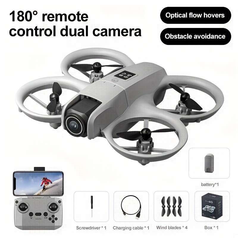 High-Definition With On All Four Sides, Optical Flow Altitude Stabilization, WIFI Connection, 4K Dual Cameras, High-Quality Drone, Electrically Xingka