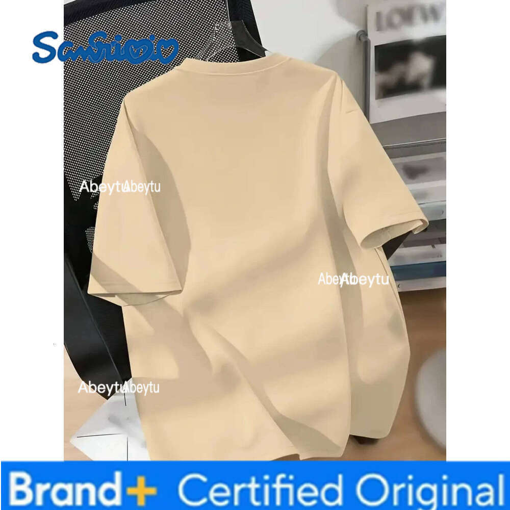 Sanrio Pochacco Cartoon T-Shirt Kawaii Casual Versatile Top for Girls Girl's Fashion Basic Fit Graphic Matching Family Outfits H260120