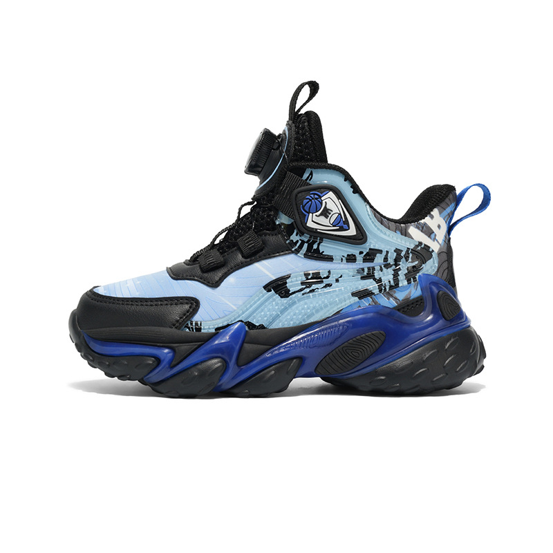 Boys Basketball Shoes Kids Sneakers Soft Sole Tennis Kid Sport Shoes Outdoor Non-Slip Trainer Kid Basketball Shoes