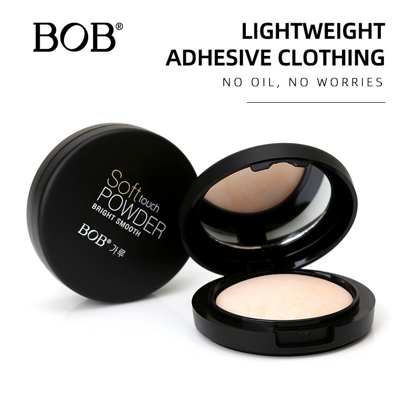 BOB Sugar Porcelain Silk Satin Powder Oil Control Concealer Long-lasting Setting Lightweight Skin-friendly Baked Craft Makeup