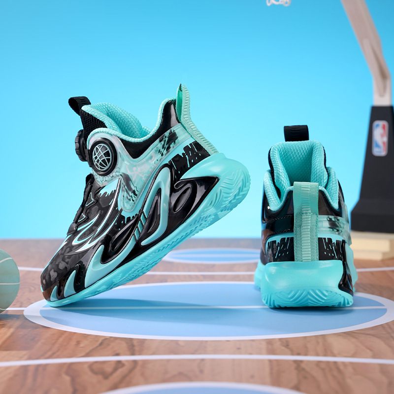 Kids Basketball Shoes Children Tennis for Big Boys Breathable Mesh Sneakers Sports and Running Casual Kids Shoes for Girl