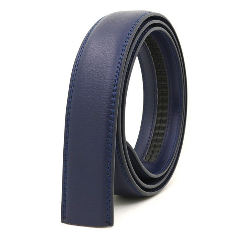 35cm Width Mens Replacement Belts Black Blue Brown Red White Green Orange Leather for Automatic Buckles Men Belt Waist StrapsT251107