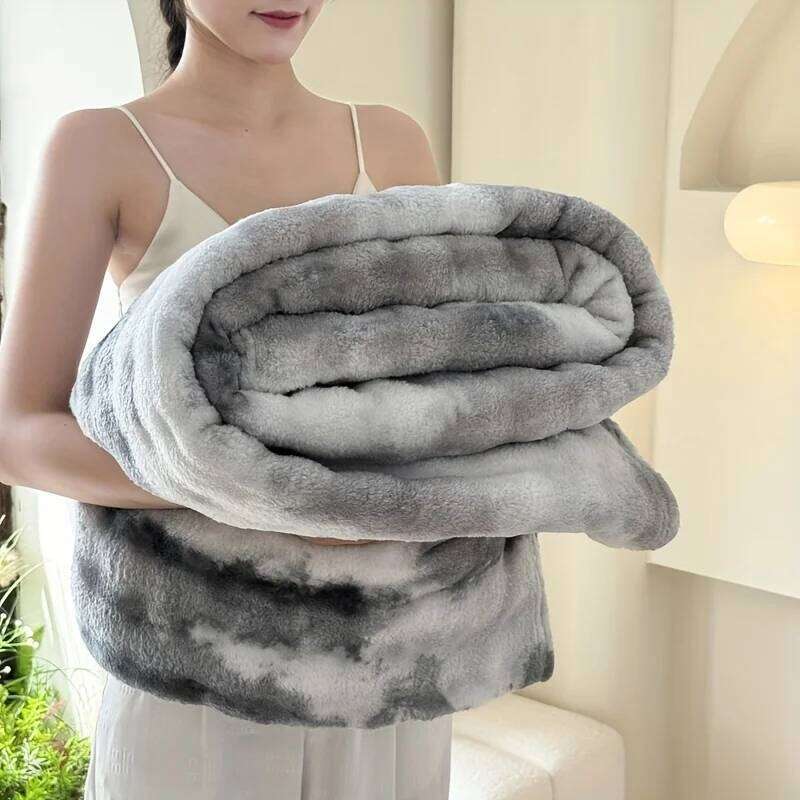 Soft velvet bubble flannel blanket. Skin-friendly silky for bedroom, sofa, travel, or summer use. Comfortable & cozy! W260120