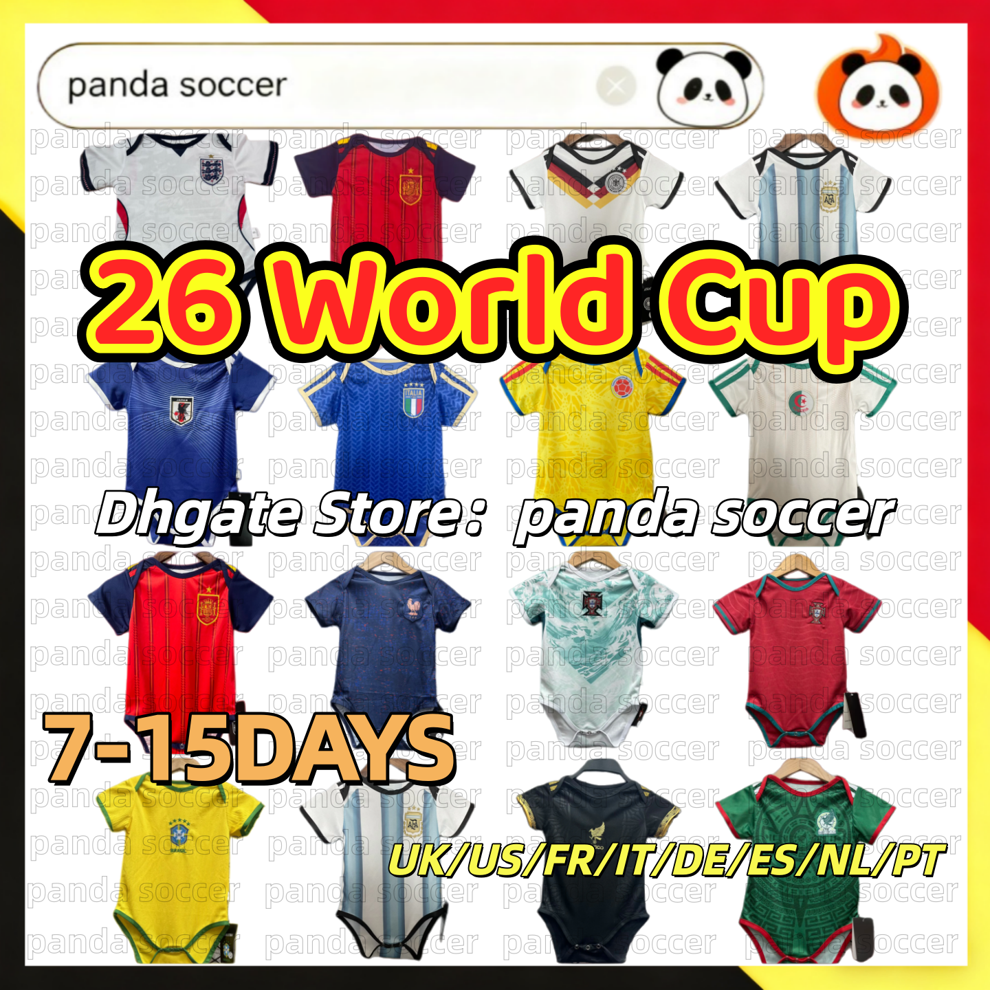 2026 world cup Spain Argentina Portugal Baby Soccer Jersey 2026 TRENT KANE FODEN LEWANDOWSKI BELLINGHAM MBAPPE CHIESA MESSIS Football Kids Kit 6-24 Months Shirt