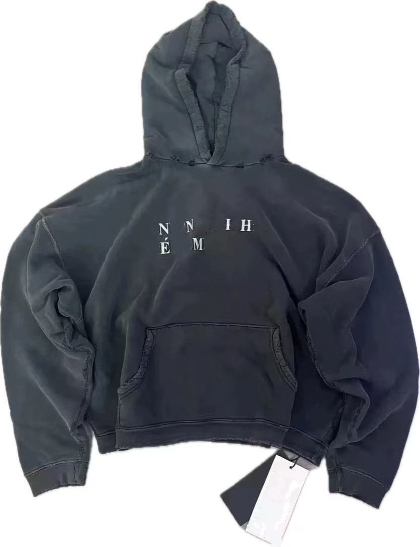 ER water-washed vintage hoodie, unisex hooded sweatshirt.