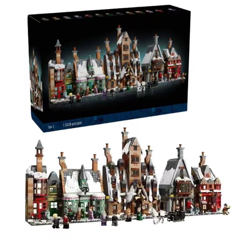76457 Harry Potter series Hogsmeade Village Cross-border Building Set for Street Scenes Toy