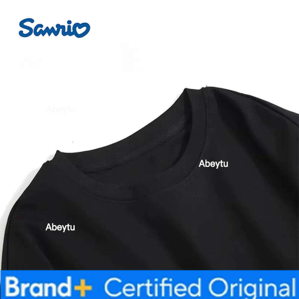 Sanrio MINISO Trendy Pochacco 2025 Summer New Men's Plus Size T-shirt Loose Casual Versatile Short Sleeved Top Cotton and Soft H260120