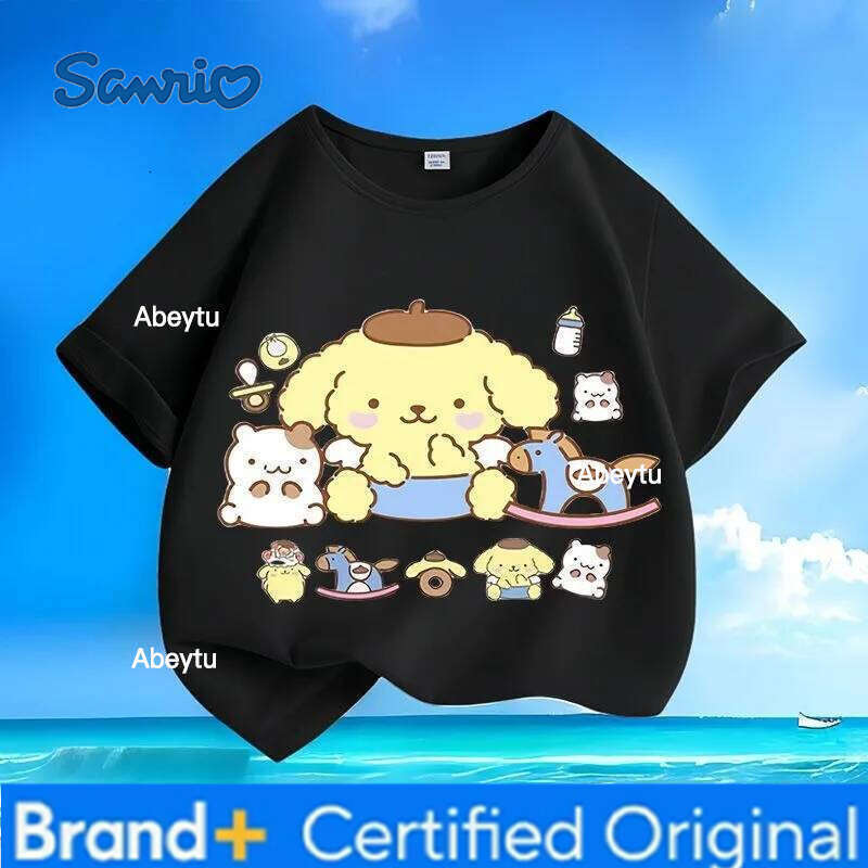 Sanrio Best Seller Low Price My Melody Kids T-Shirts Summer Trendy | Crew Neck Loose Short Sleeves for Boys & Girls H260120