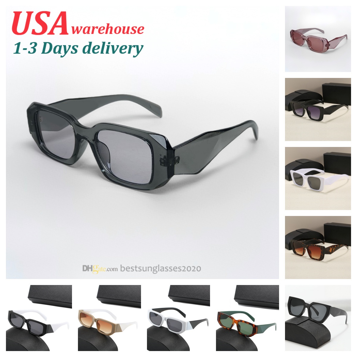 Designer Sunglasses Outdoor Shades Fashion Classic Sun glasses for Women Luxury Eyewear Mix Color Optional Triangular signature gafas para el sol de mujer