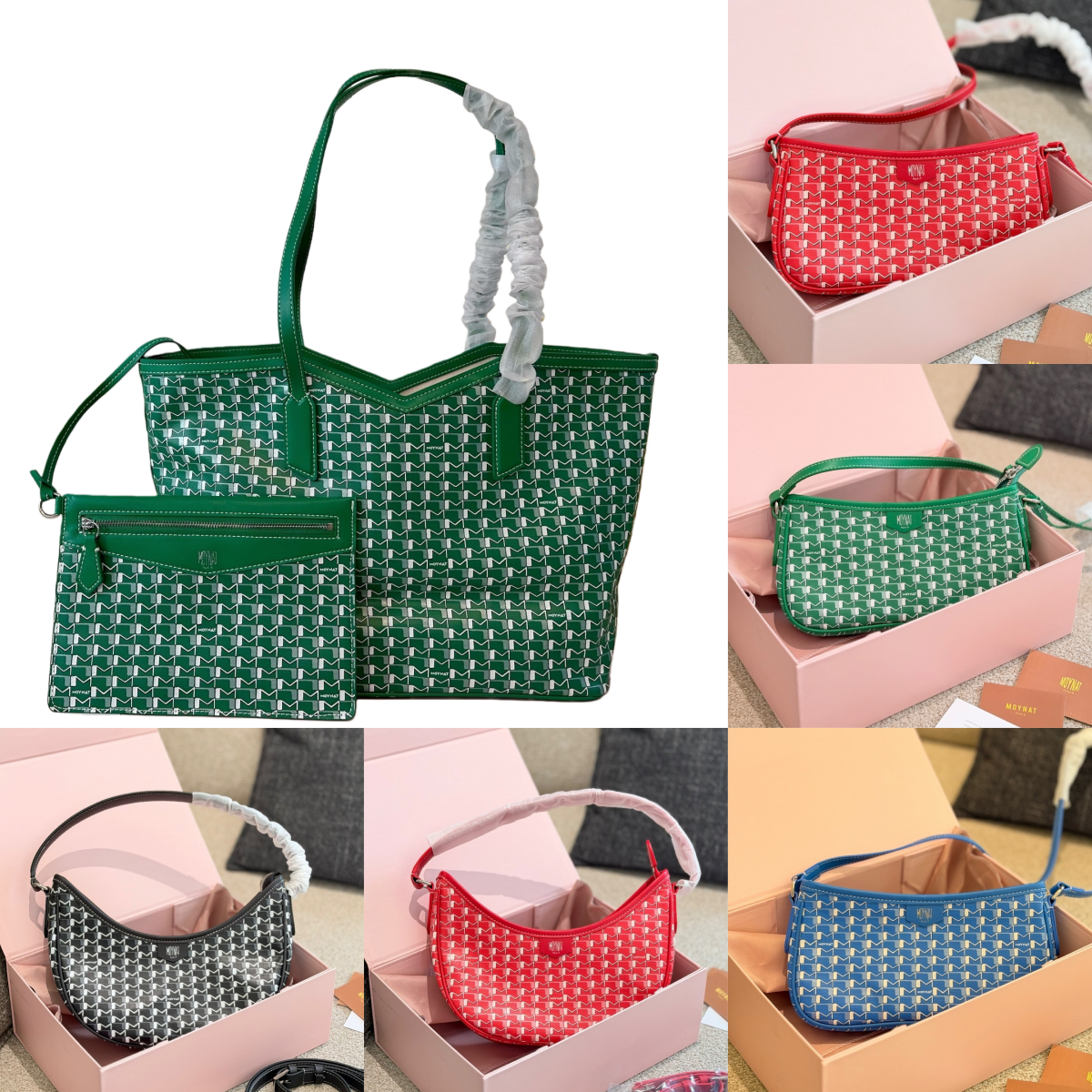 Womens designer tote bag moynatbag shoulder bag Luxury M Canvas crossbody bag Handbags purse clutch bags Weekend City Travel Bag Large capacity shopping bag purse