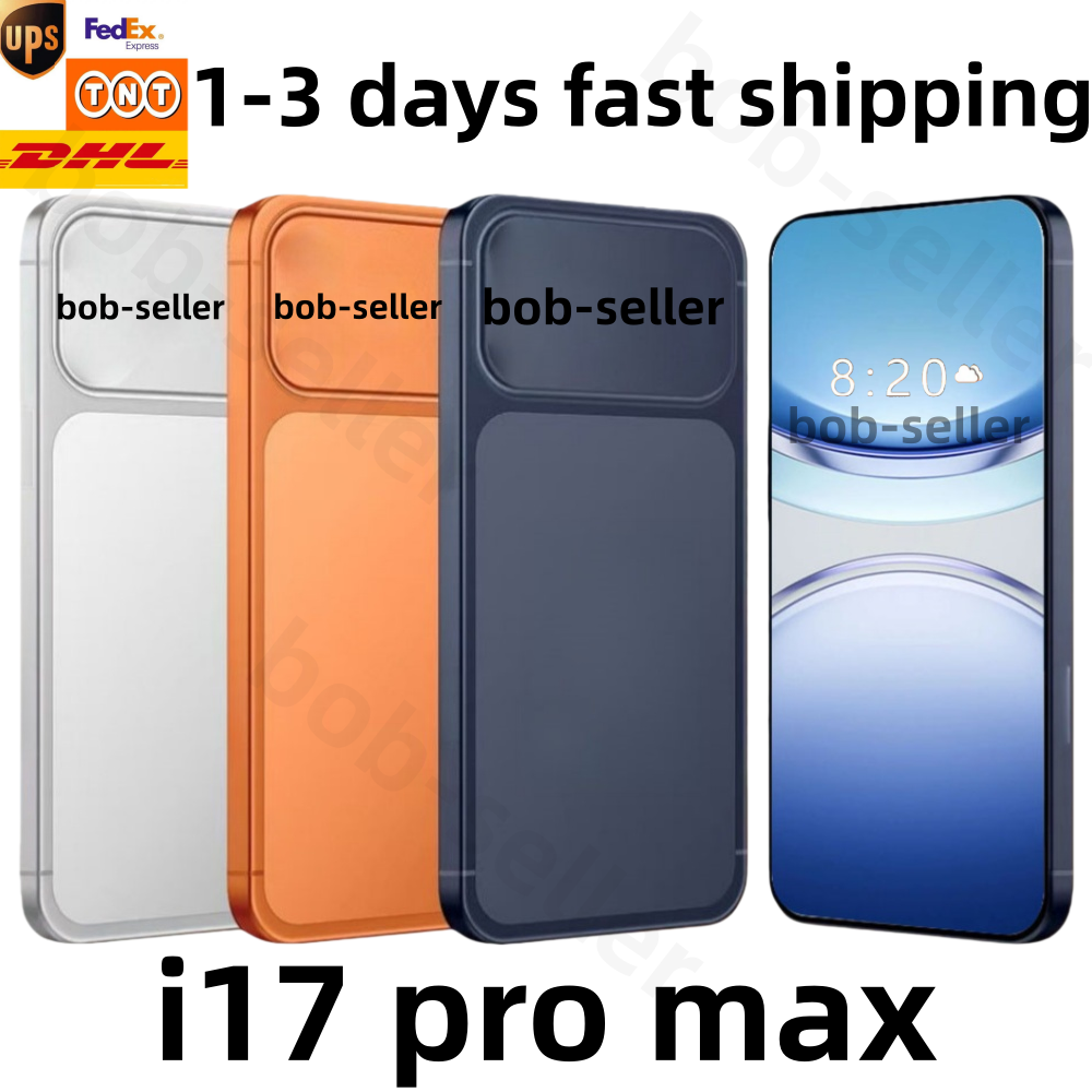 6.9inch i17 pro max Cell Phones Unlocked i16 pro Smartphone Camera 2TB RAM Face ID Full Screen Smart Android Mobile Phone USB-C gift Green Tag Sealed Box Dual card