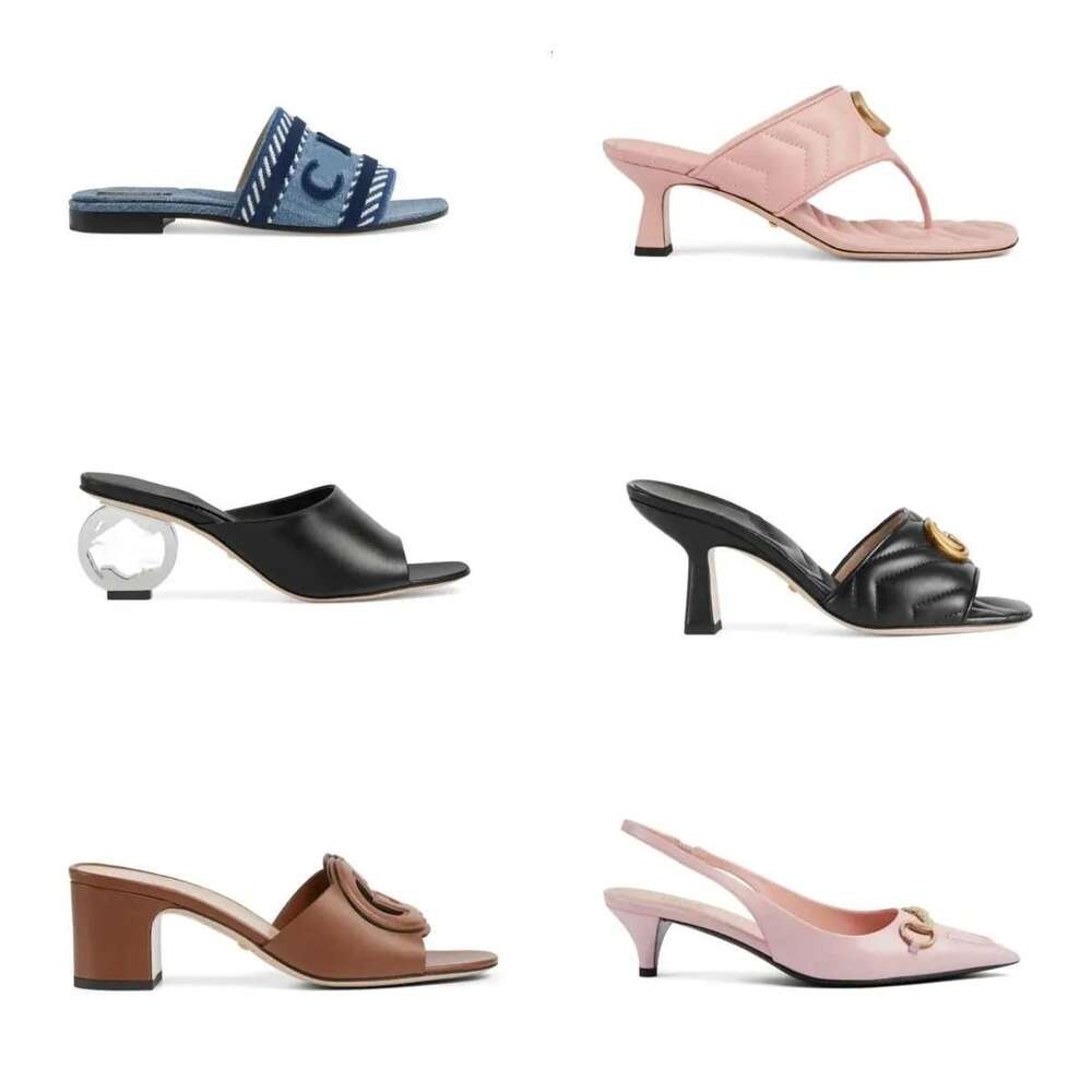 2026 10A Designer Sandals Flat High Heels Light White Black Pink Lace Letter Canvas Slippers Women Summer Outdoor Shoes