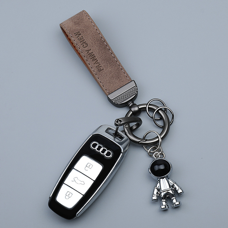 Key chain pendant creative hand rope net red car key chain ring men and women lovers simple pendant 241125