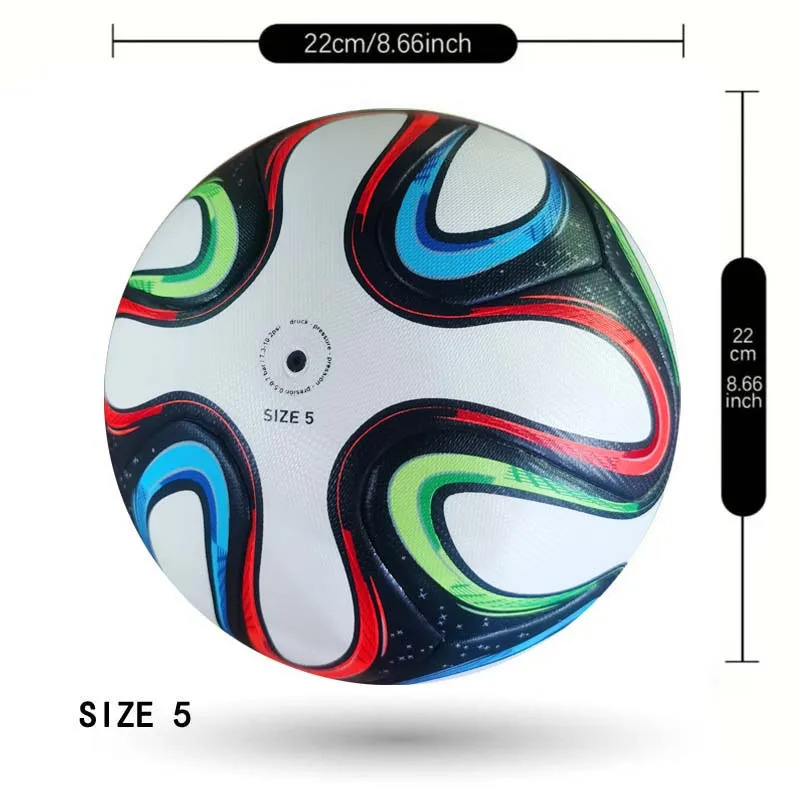Football Men and Women 2014 Competition Size 5 Pu Adult Futebol Outdoor Sports Training Ball Professional Thickened Team Football260114ww