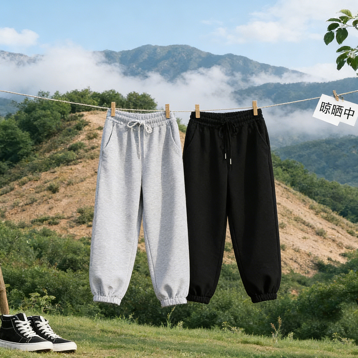 Men's & Women's Fleece Jogger Pants | Casual Drawstring Waist Trousers | 3 Colors for Daily & Sports Customizable Sizes