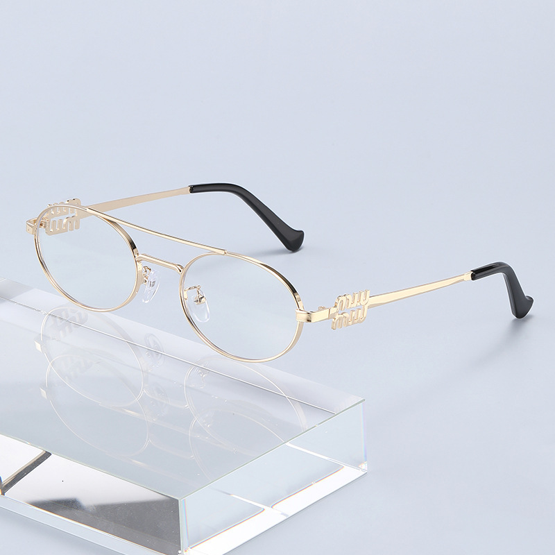 Trendy Sunglasses for Men and Women, New Retro Double Bridge Small Oval Sunglasses, UV Protection Glasses Wholesale