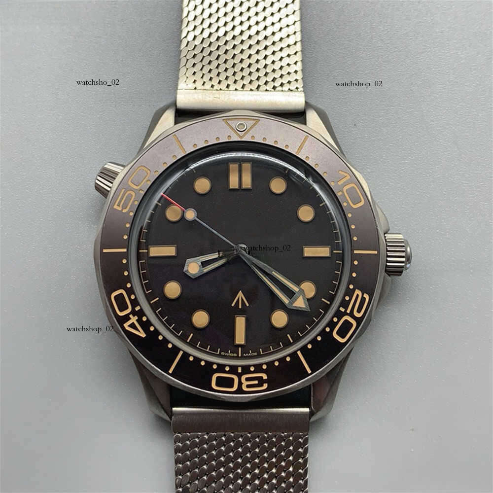 Sea Master 300M Titanium 007 210.90.42.20.01.001 No Time to Die AAAAA 5A Quality 1 SuperClone VSf Factory Watches 42mm Mens Automatic Mechanical 8806 Movement Watch 52