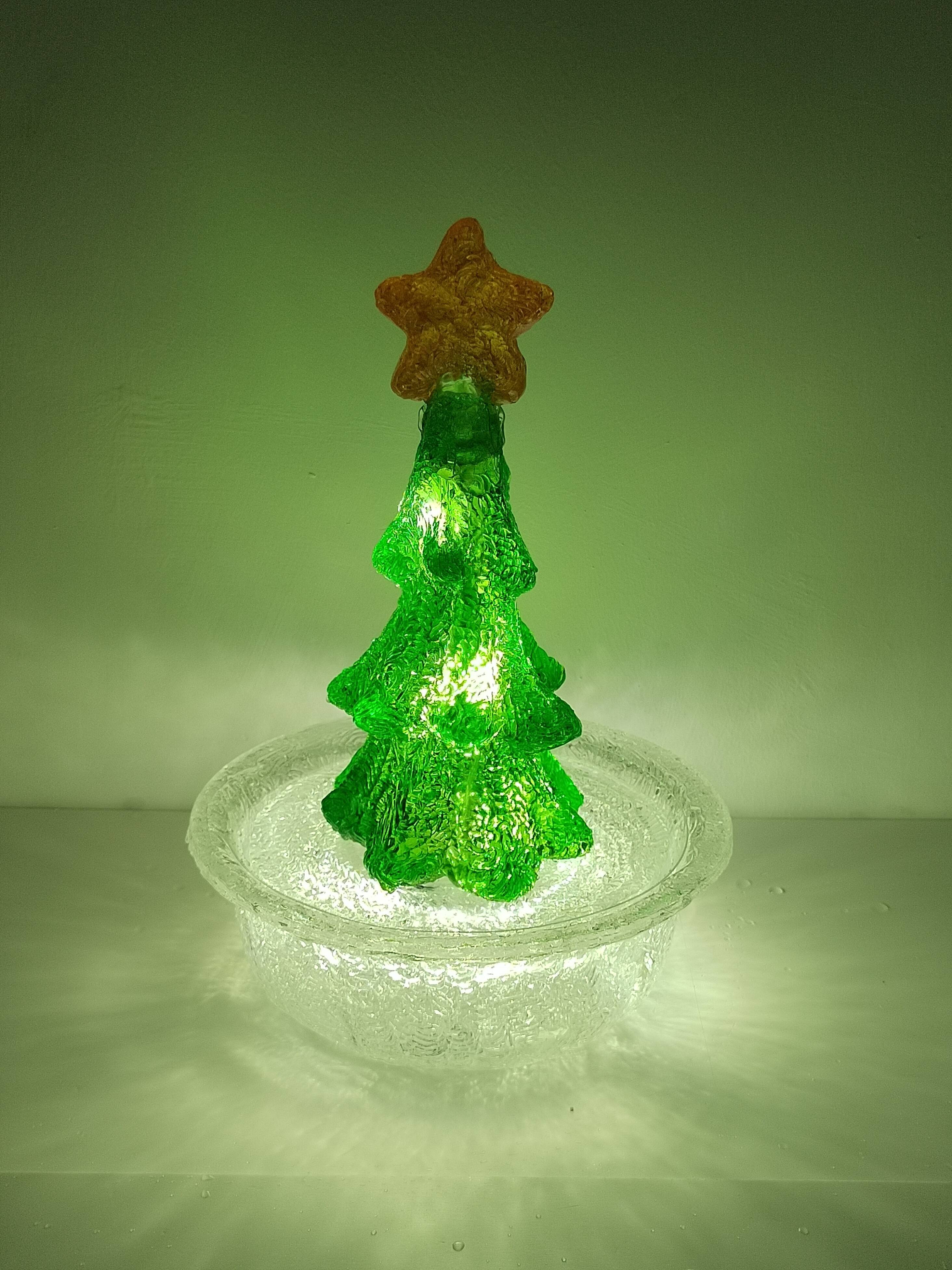 USB Powered Tree - Romantic LED Fountain Night Light for Christmas