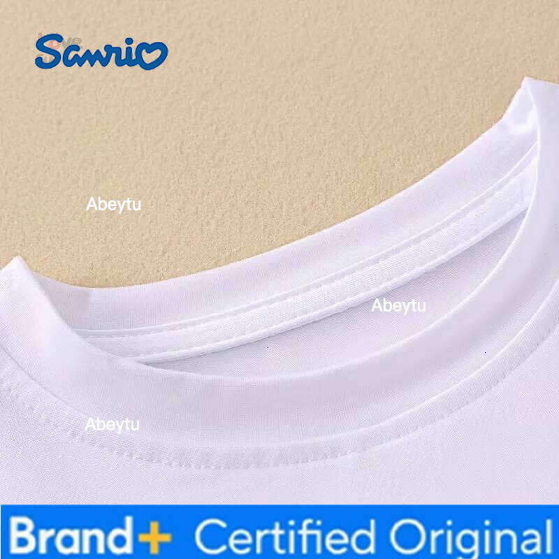 Sanrio Cinnamoroll Girl Cute Casual Short Sleeve 2026Summer Print T-Shirt Perfect Gift Children Aged 4-14 Trendy for Streetwear H260120