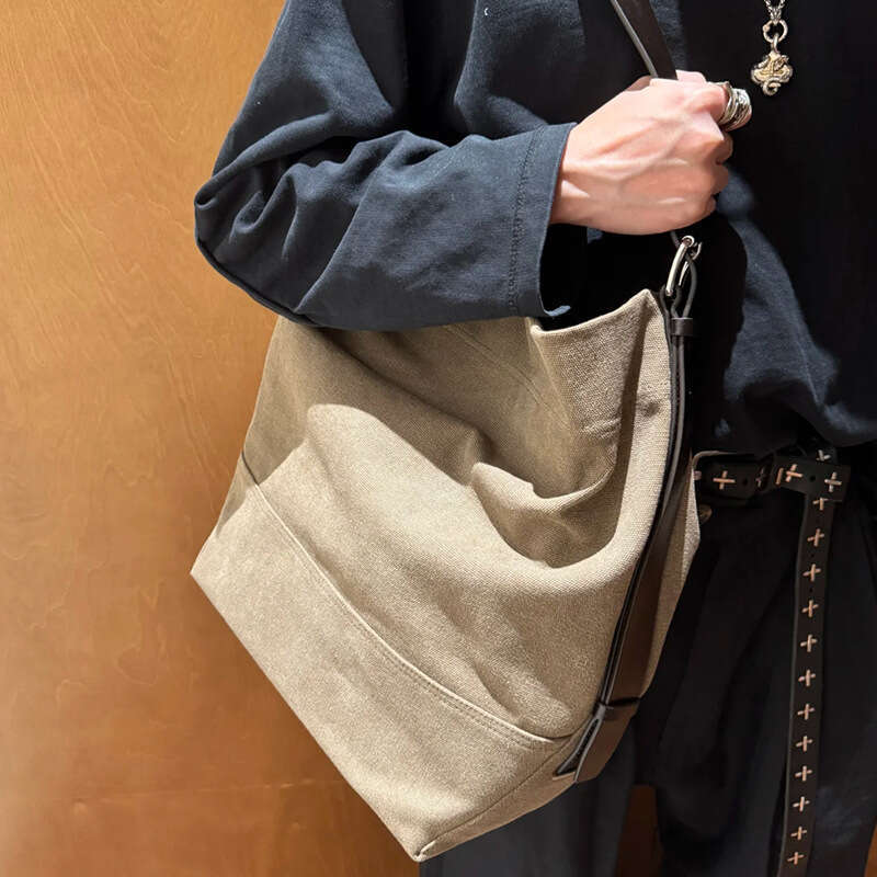 Luxury Shoulder Bags Totes Hobo Jennie Style Lazy Capacity Canvas Genuine Leather Women S Crossbody Two Tone Large Tote Bag SENYY