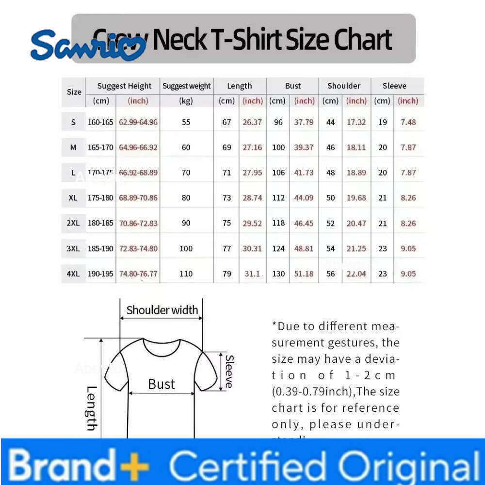 Sanrio MINISO Trendy Pochacco 2025 Summer New Men's Plus Size T-shirt Loose Casual Versatile Short Sleeved Top Cotton and Soft H260120