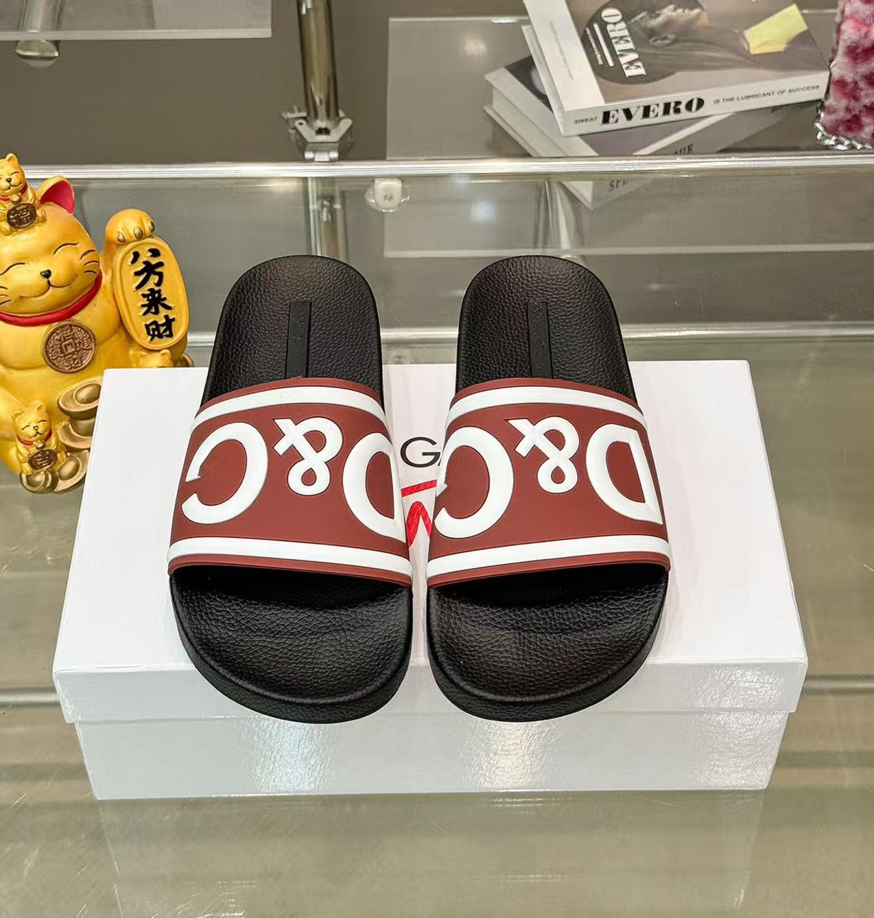 DG Designer Mens Slippers - Luxury Brand Footwear in Classic Styles & Multiple Colors