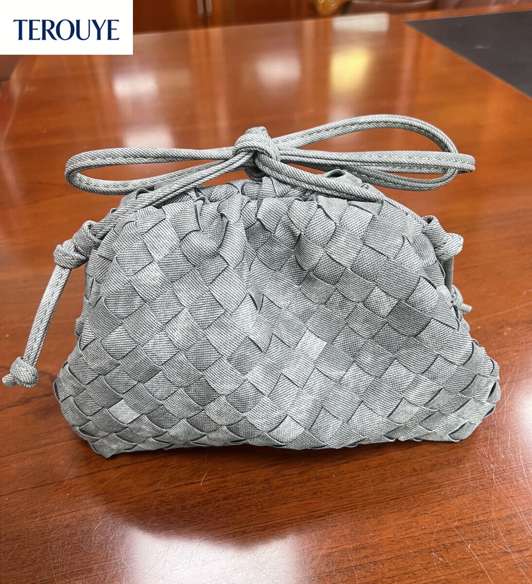 TEROUYE fashion new woven cloud bag French winter fashion style dumpling bag trendy elegant style women's shoulder bag luxury bag
