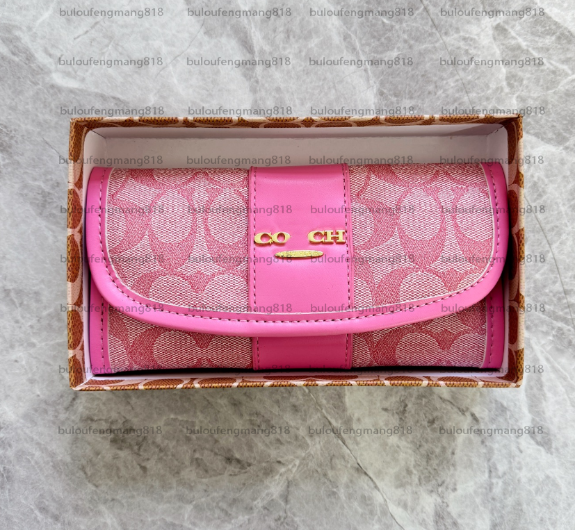 Free shipping new Wallet of Women purple blossoms Chain wallet Extra Large Capacity Card Case Zipper Card Holder Stylish bags pink Wallet Coin purse Coin wallet