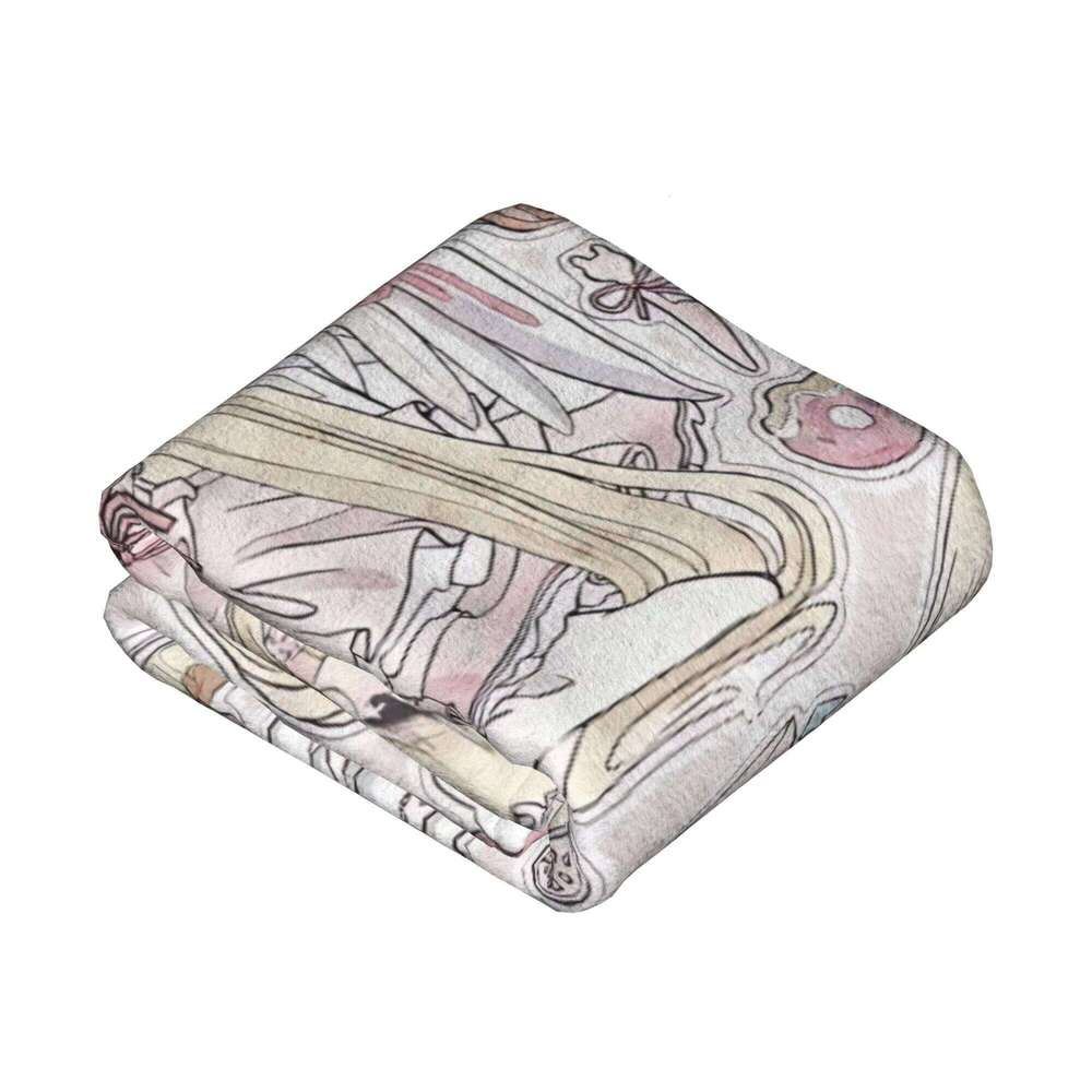 Chobits Anime flannel blanket for Home Travel For Winter Throw Christmas Blanket W260120