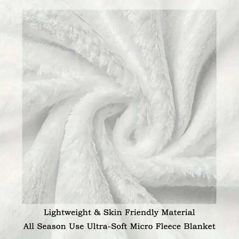 Soft Warm Cozy Patchwork Flannel Throw Blanket Polka Dot Plaid Travel Friendly All Season Sofa Bed Office Camping Gift Blankets W260120