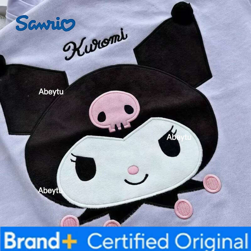 Sanrio Kulomi Children's T-shirt My melody cartoon cute print versatile summer cotton breathable short sleeve top wholesale H260120