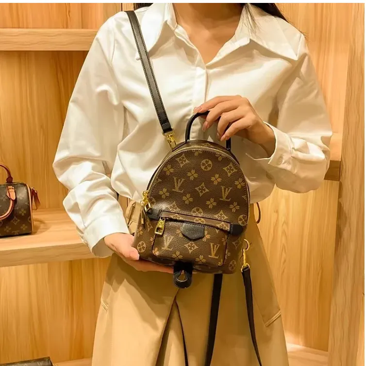 New High Quality Arrival PU Leather Backpack Bag Womens Backpacks Designer Backpacks dhgate Bags Fashion Casual Small Back pack Style
